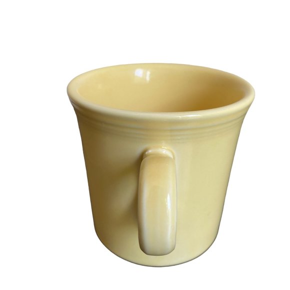 Fiestaware Pale Yellow Ring Handle Mug Fiesta HLC Homer Laughlin USA - Picture 5 of 7